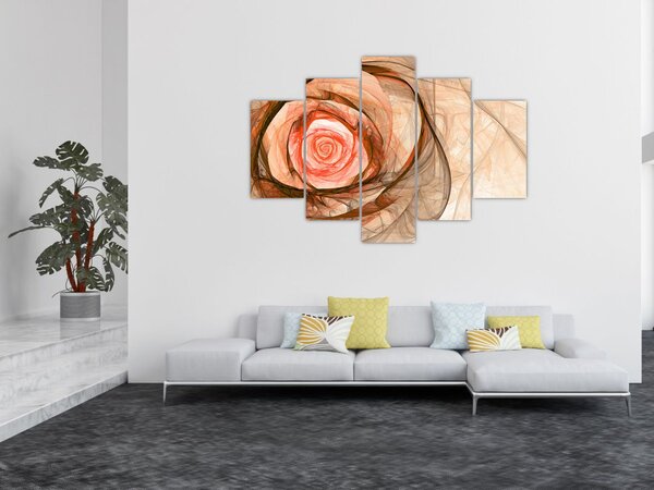 Tablou - Trandafir sufletului artistic (150x105 cm)