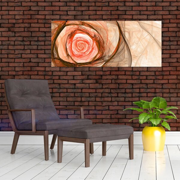 Tablou - Trandafir sufletului artistic (120x50 cm)
