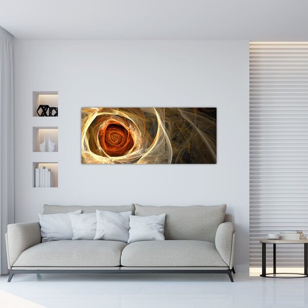 Tablou - Trandafir sufletului artistic (120x50 cm)