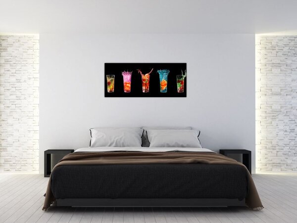 Tablou cu băuturi (120x50 cm)
