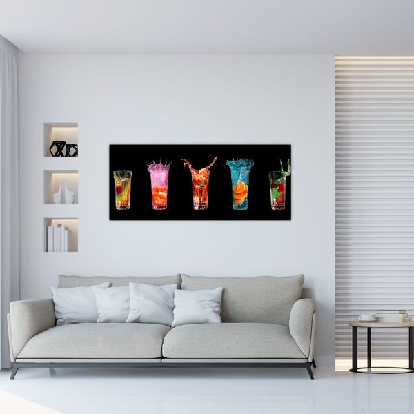 Tablou cu băuturi (120x50 cm)