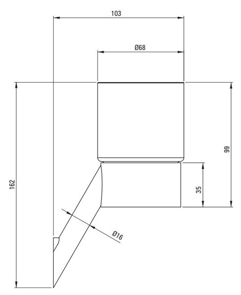 Silia Silia Pahar baie cu suport finisaj crom ADI_0911