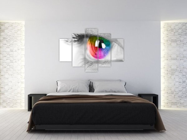 Tablou - Iris din ochi (150x105 cm)