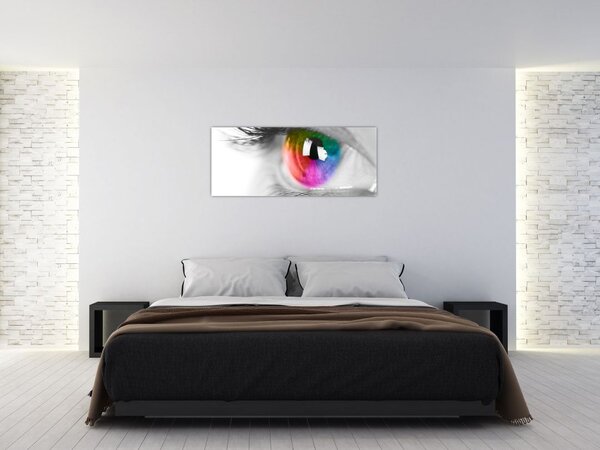 Tablou - Iris din ochi (120x50 cm)