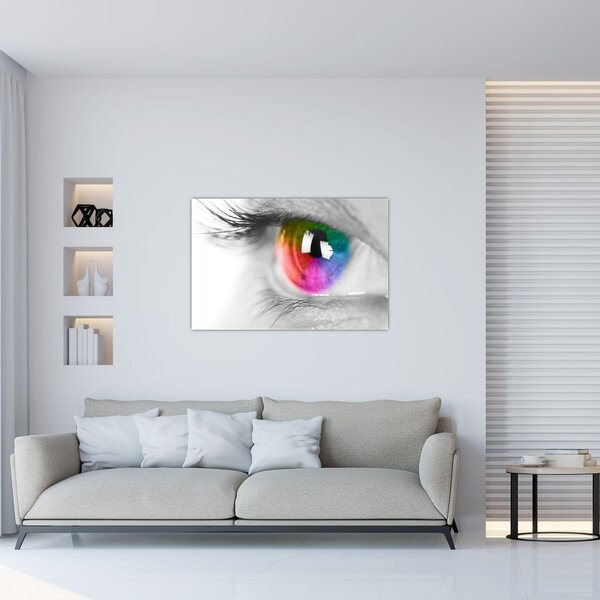 Tablou - Iris din ochi (90x60 cm)
