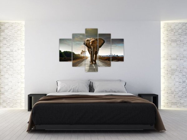 Tablou cu elefant (150x105 cm)