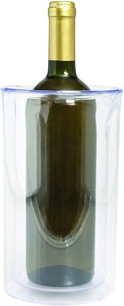 Racitor pentru sticle, din polipropilena, Enoteque Transparent, Ø13xH21,5 cm