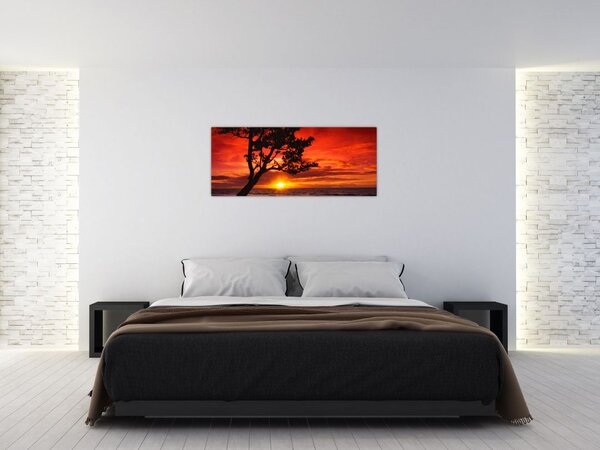 Tablou - Apus de soare (120x50 cm)
