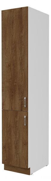 Dulap de bucătărie pentru alimente Sylrona 40 DK 210 2F (alb + stejar lefkas). 1032942