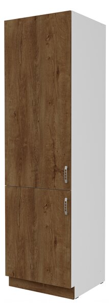 Dulap de bucătărie pentru alimente Sylrona 60 DK 210 2F (alb + stejar lefkas). 1032943