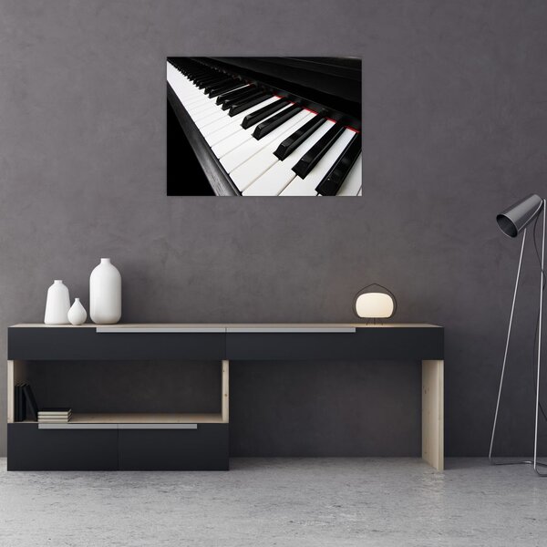 Tablou ccu clapele de pian (70x50 cm)