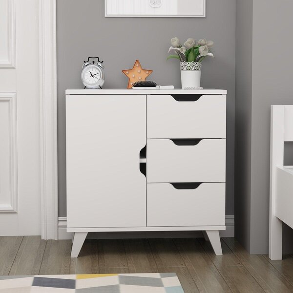 Comoda Sevilla, Alb, 40x76x72 cm