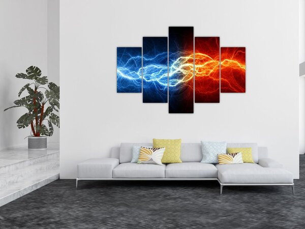 Tablou cu tensiunea de curent (150x105 cm)