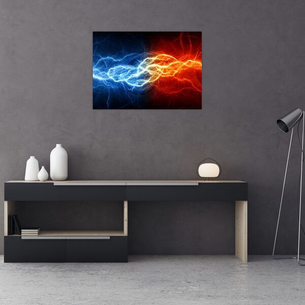 Tablou cu tensiunea de curent (70x50 cm)