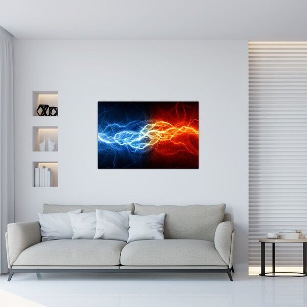 Tablou cu tensiunea de curent (90x60 cm)