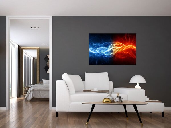 Tablou cu tensiunea de curent (90x60 cm)