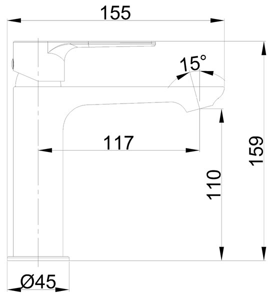 Invena Pinios L, baterie lavoar, h-159, crom, INV-BU-92-L01-X Leták: https://cloud.invena.pl/s/nnXaZKg3crBrRkz/download?path=%2FPliki%20do%20strony%20www%2FBU-92-L01-X/Inne/BU-92-L01-X-ulotka-ENG…