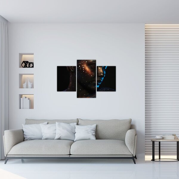 Tablou strălucitor a femeii (90x60 cm)