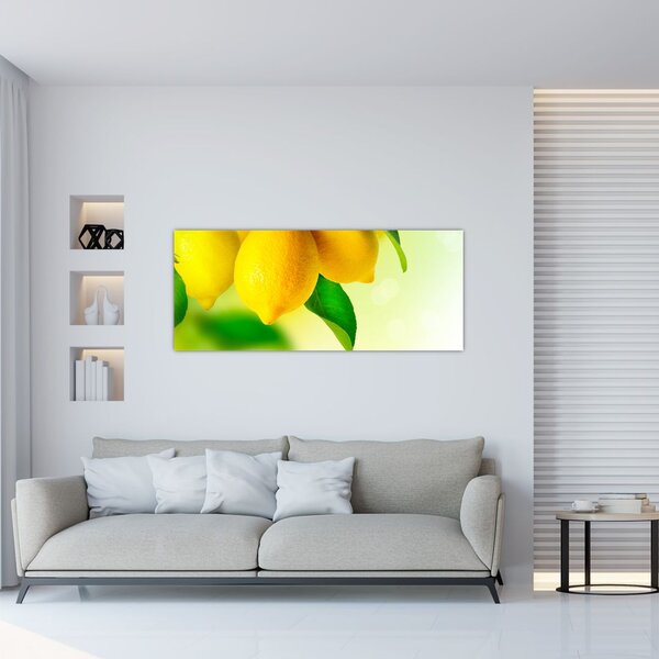 Tablou cu lămâi (120x50 cm)