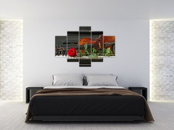 Tablou- Amintire de muzicean (150x105 cm)