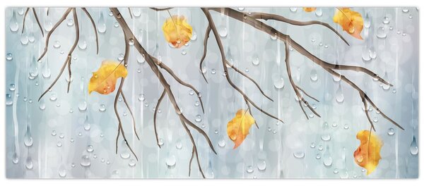 Tablou - Toamna ploioasă (120x50 cm)