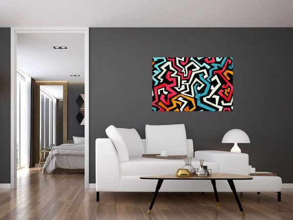 Tablouabstracție grafică (90x60 cm)