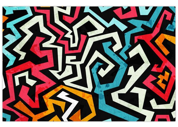 Tablouabstracție grafică (90x60 cm)
