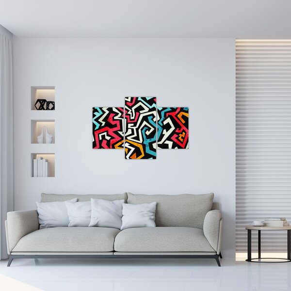 Tablouabstracție grafică (90x60 cm)