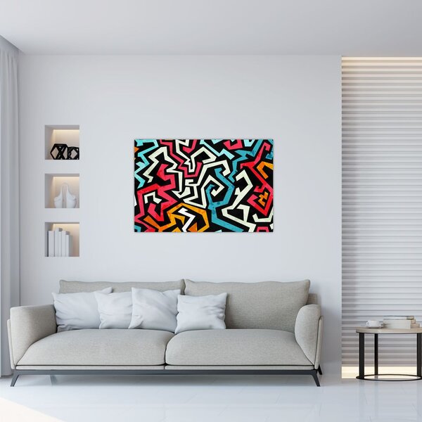 Tablouabstracție grafică (90x60 cm)