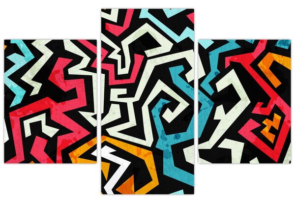 Tablouabstracție grafică (90x60 cm)