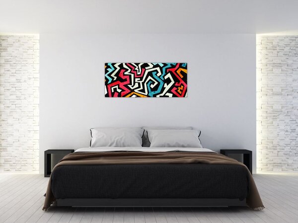 Tablouabstracție grafică (120x50 cm)