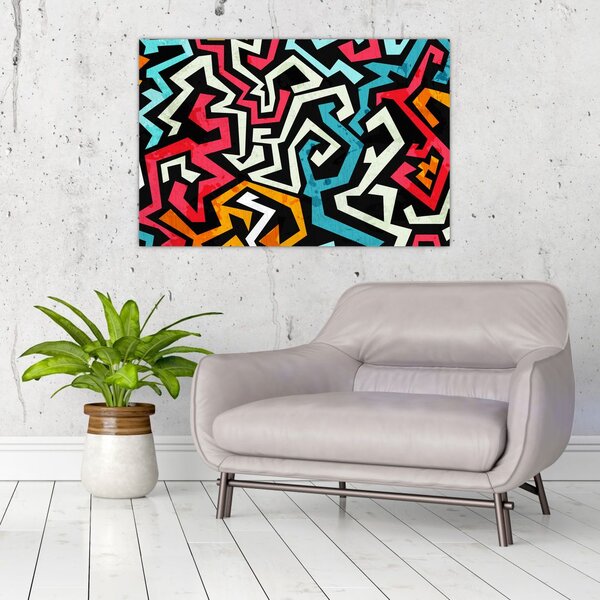 Tablouabstracție grafică (90x60 cm)