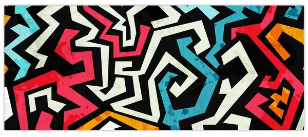 Tablouabstracție grafică (120x50 cm)
