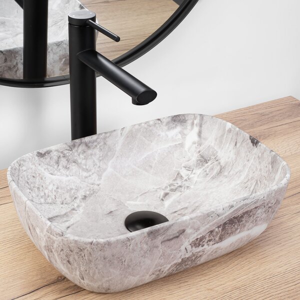 Lavoar pentru blat Rea Belinda mini stone matt