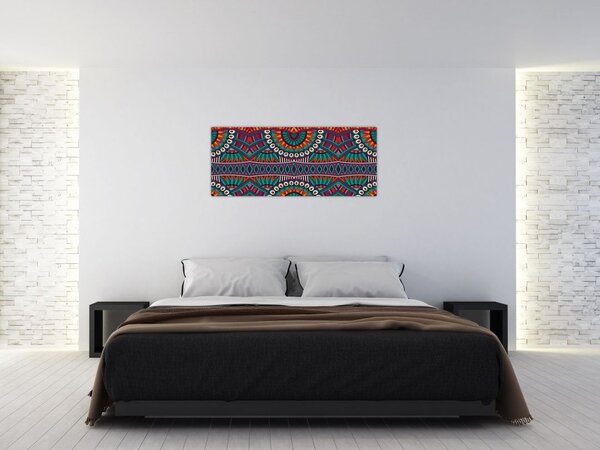 Tablou cu bastracție ornamentală (120x50 cm)