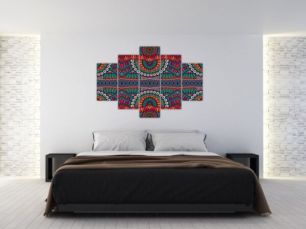 Tablou cu bastracție ornamentală (150x105 cm)