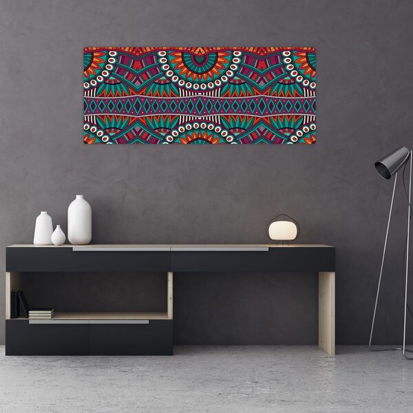 Tablou cu bastracție ornamentală (120x50 cm)