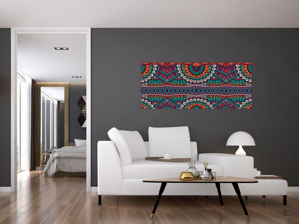 Tablou cu bastracție ornamentală (120x50 cm)