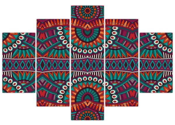 Tablou cu bastracție ornamentală (150x105 cm)