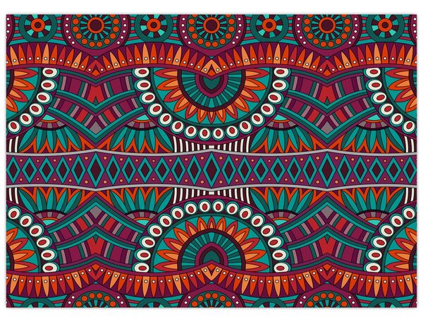 Tablou cu bastracție ornamentală (70x50 cm)