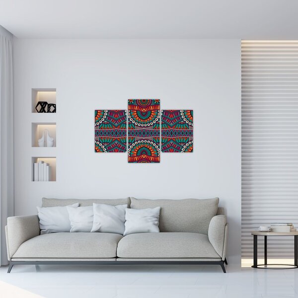 Tablou cu bastracție ornamentală (90x60 cm)