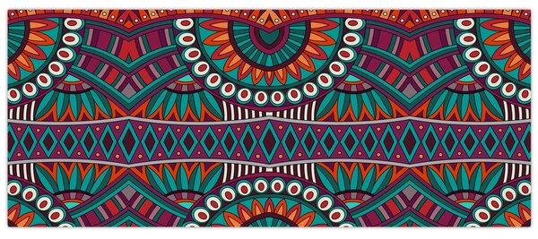Tablou cu bastracție ornamentală (120x50 cm)