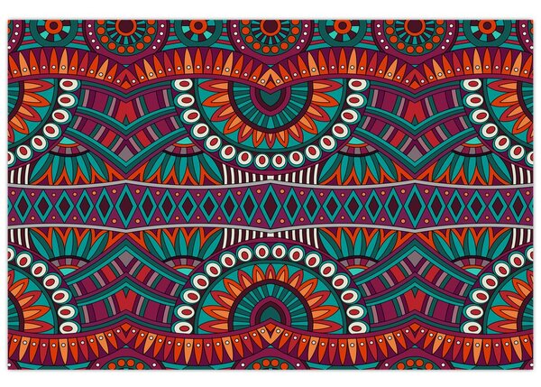 Tablou cu bastracție ornamentală (90x60 cm)