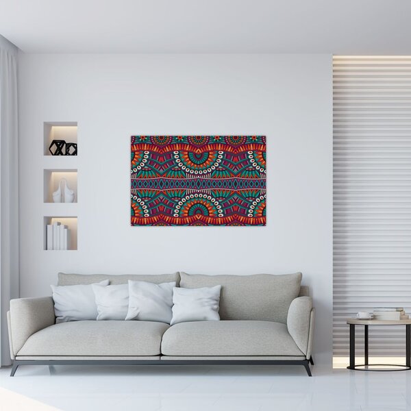 Tablou cu bastracție ornamentală (90x60 cm)