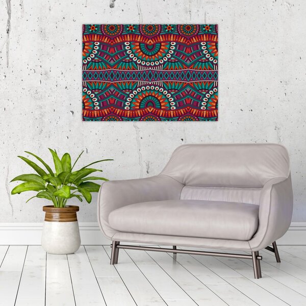Tablou cu bastracție ornamentală (70x50 cm)