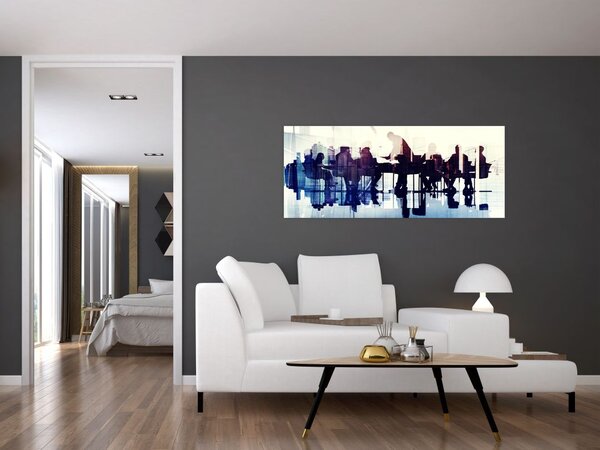 Tablou cu muzicieni (120x50 cm)
