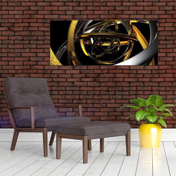 Tabloucu abstracție modernă (120x50 cm)
