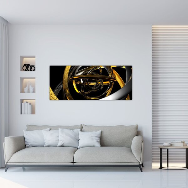 Tabloucu abstracție modernă (120x50 cm)