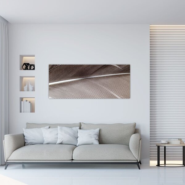 Tablou cu fibre abstacte (120x50 cm)