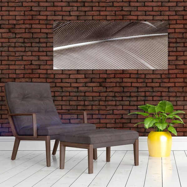 Tablou cu fibre abstacte (120x50 cm)